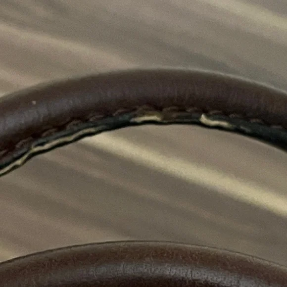 MICHELLE Brown Leather Tote Bag - Picture 15 of 16